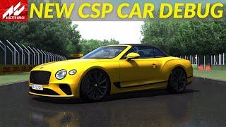 NEW CSP CAR DEBUG Guide - 1.80346 - Flex Physics - Lighting - Damage - Assetto Corsa 2023