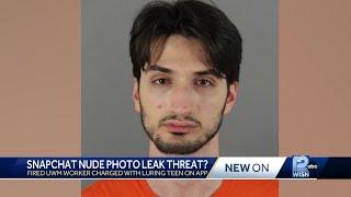 UWM employee fired accused of threatening to leak nude photos of teen girl