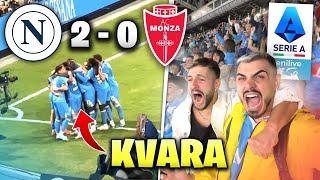  SALUTATE LA CAPOLISTA NAPOLI-MONZA 2-0  LIVE REACTION STADIO MARADONA HD