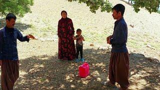 Akbar Mehraban with his big heart decided to give his piece of land to a lady and her child