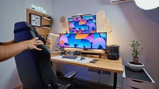 Ultimate Dual Stacked Monitor Setup ULTRARM Heavy Duty Mount Unboxing