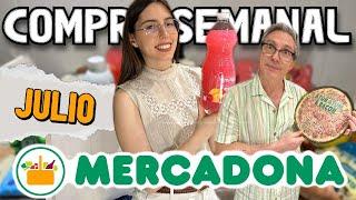 COMPRA MENSUAL MERCADONA  NOVEDADES  ¿VOLVERÁ a CASA PRONTO? JULIO 2024  LorenaAndCia