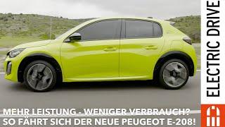 2024 Peugeot E-208 Fahrbericht - Test Mehr Leistung = weniger Verbrauch? Klappt das im Alltag?