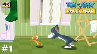 Tom and Jerry in House Trap - Playthrough PSX  PS1  PGXP  Widescreen 4k 2160p PART 1