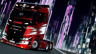 ETS2 Scania V8 Open Pipe Sound Monster Mod 1.50