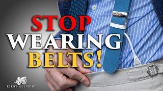 Why You Should Stop Wearing Belts Suspenders Are Better #shorts