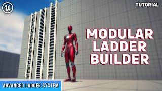 Unreal Engine 5  Advanced Ladder System Part 1 Modular Ladder