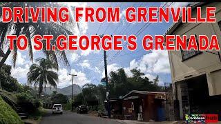 Driving in Grenada Scenic Drive From Grenville St. Andrews to St. Georges Grenada with Old Soca 4K