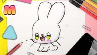 COMO DIBUJAR UN CONEJO KAWAII   Dibujos kawaii fáciles  Aprende a dibujar con Jape