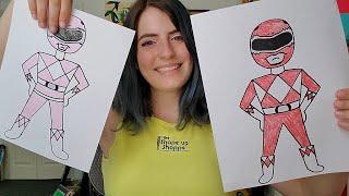 Lets Draw Power Rangers