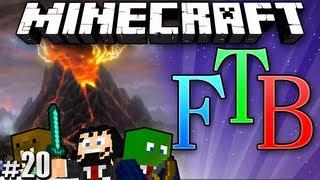 Minecraft Feed The Beast #20 - Hunting Basalt Volcanoes