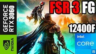 Lords of The Fallen FSR3 Frame Gen MOD + TUTORIAL  RTX 3060  DLSS 3.5  1080P HIGHULTRA Settings