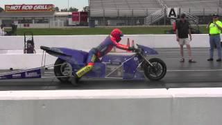 188 mph @ 7.16 seconds - Lawless OCC Electric Drag Bike & Larry Spiderman McBride