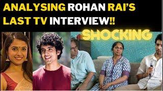 Analysing Rohan Rais famous tv interview on Disha Salian