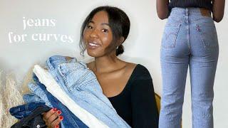 Best High Rise Jeans for Curves  Levi’s Good American Agolde A&F Everlane AE Madewell & More