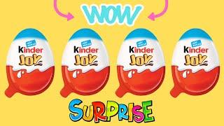Kinder Sürpriz Yumurta Açılışı - 4 Sürpriz Yumurta - Kinder Joy - Joy Box Funny