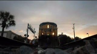 CSX Intermodal Train Runs Over Camera