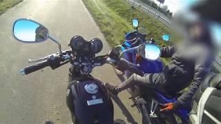 Honda CBR125 vs Yamaha YBR125  Haribo ATV