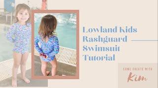 Lowland Kids Rashguard Swimsuit Sewing Tutorial