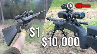 $1 Temu Sniper VS $10000 CARBON FIBER SNIPER - Shocking Results