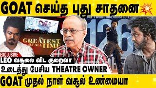 Goat வசூலில் தெறிக்க விடும் விஜய்  Woodland Theatre Owner Exclusive Interview  Goat  VenkatPrabhu