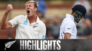 Jamieson Strikes Early On Debut  FULL HIGHLIGHTS  BLACKCAPS v India  1st Test - Day 1 2020