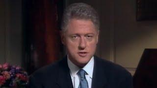 When Clinton admitted to the Lewinsky affair