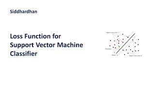 7.3.4. Loss Function for Support Vector Machine Classifier - Hinge Loss