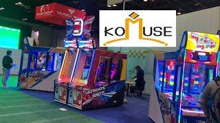 Komuse Arcade Booth Tour At IAAPA Expo 2022