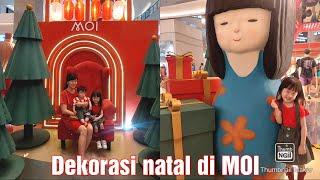 Dekorasi natal di MALL OF INDONESIA MOI ada byk event