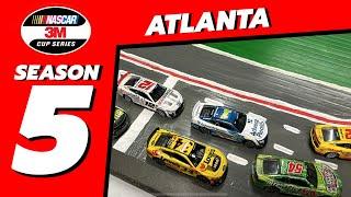 NASCAR Stop Motion S5 R4  Atlanta  LLRN Presents 3M Cup Series