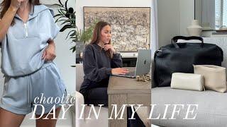 VLOG  chaotic day in my life + varley & cuyana haul + lululemon shopping