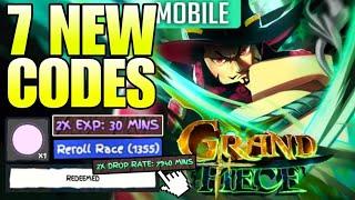 *NEW CODES* ALL NEW WORKING CODES IN GRAND PIECE ONLINE 2024 JULY ROBLOX GPO CODES