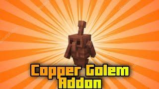 Copper golem addon MCPEBedrock Mod Showcase