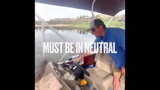 Pontoon boat driving instructions