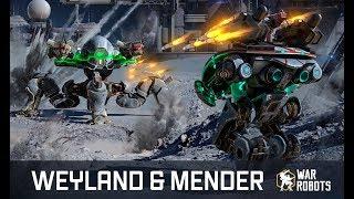 HEALING War Robots  WEYLAND & MENDER in WR update 4.0 new healing robots