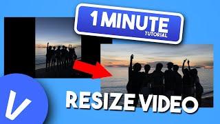 How to properly resize Video or Image  VEGAS Pro 1 min Tutorial