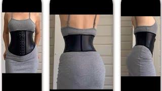 UNBOXING Trying the DAVIS ACTIVE WAIST TRAINER  2023 buy it at shapewaist-DISCOUNT CODE is MALEXAH