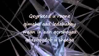 Somali Lyrics   Song   Calaf   By Booska   YouTube