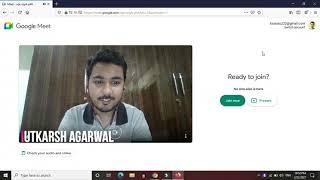 100% Working solution for Google Meet Camera  Google Meet Camera Problem Solved  Taurus Utkarsh