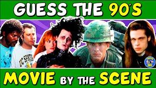 Guess the 90s MOVIES BY THE SCENE QUIZ   CHALLENGE TRIVIA