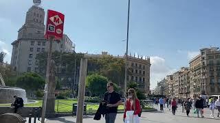 Plaza de Cataluña Barcelona Spain