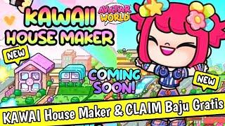 UPDATE KAWAI HOUSE MAKER SEGERA RILIS DI AVATAR WORLD PAZU DAN CLAIM BAJU GRATIS DI TOKO SPORT