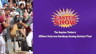 The Hayden Timbers 450mm Veterans Handicap Sawing Contest Final - 14 April