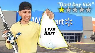 I Bought the WORST RATED Walmart Fishing Gear.. Fishing Experiment