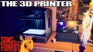 3D Printer Location & The Cool Stuff You Can Make  Sons Of The Forest Gameplay  Part 4