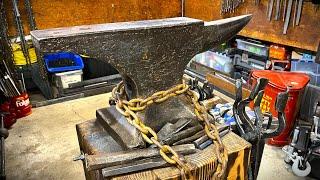 Vintage Blacksmith Anvil - Soderfors Paragon 125lbs - Brief History - How To Set Up Your Shop