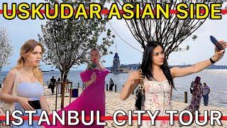 TurkiyeIstanbulUskudar Neighborhood Asian SideKiz KulesiWalking Tour Travel Guide4K