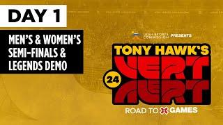 Tony Hawks Vert Alert Road to X Games - Day 1 LIVESTREAM  X Games
