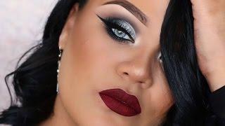 Silver Eyes + 2 Lip Options  NYE Makeup Tutorial Collab w MakeupByMichaelFinch